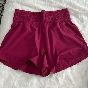 Abercrombie magenta athletic shorts